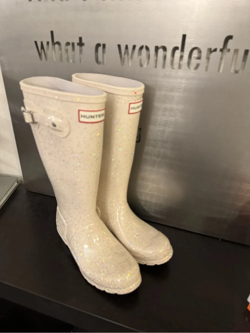 Hunter Original Giant Glitter Rainboots